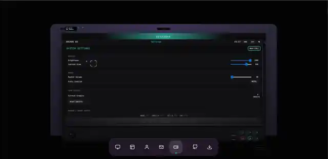 ArcadeOS system settings