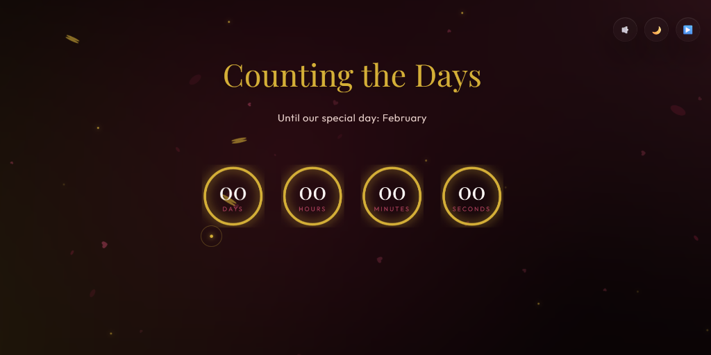 Love Journey Countdown Sequence